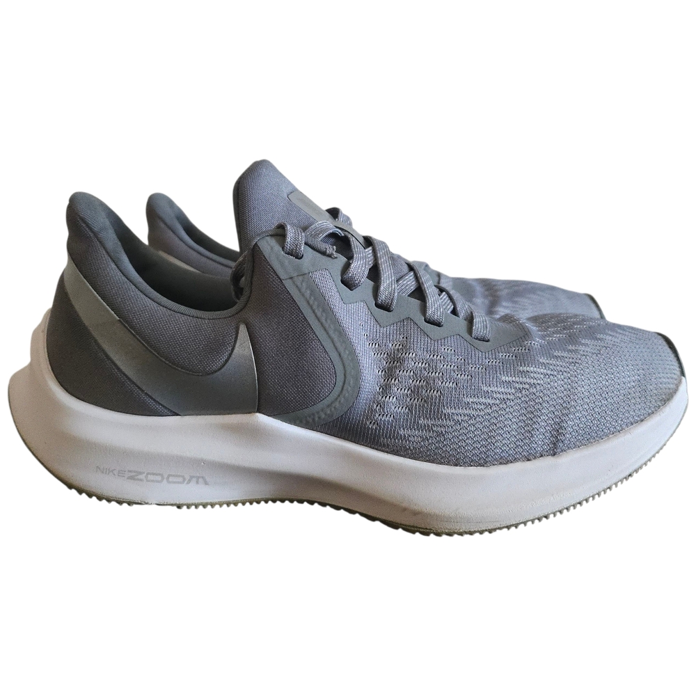 Nike Air Zoom Winflo 6 Running Shoes Womens Size 8.5 Cool Gray AQ8228-002